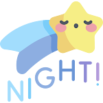 Cover Image of Download Good Night Stickers  APK