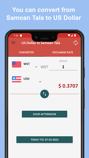 US Dollar to Samoan Tala Screen 3