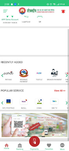 Jeevandeep Mobile App Screen 3