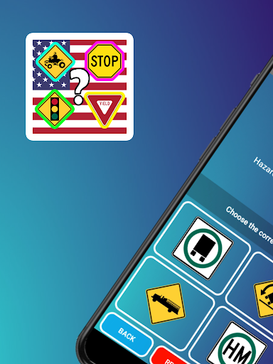 Android application Road Signs Test 2024 US screenshort