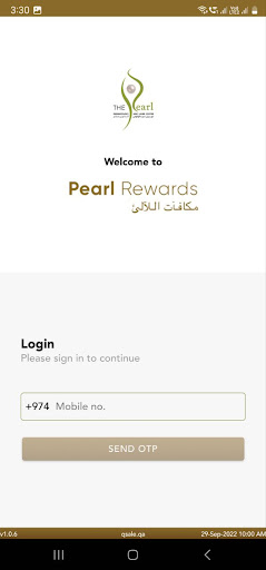 Android application Pearl Loyalty screenshort