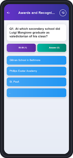 Luigi Mangione Trivia Quiz