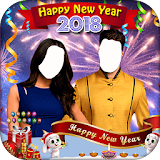 New Year Couple Photo Suit icon