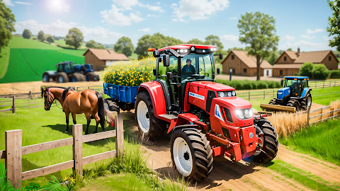 Farmer Tractor Farming Game 3Dのおすすめ画像4