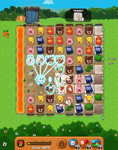 Pokopoko: Bunny Match 3 Puzzle screenshot 19