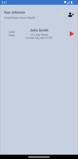 HealthWyse EVV Screen 2