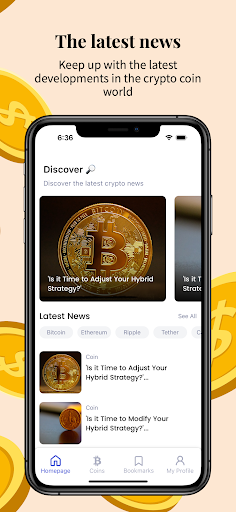 Android application Crypto News: Bitcoin & Crypto screenshort