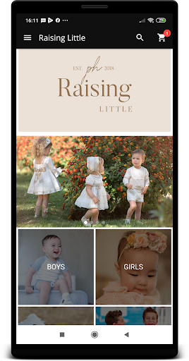 Android application Raising Little screenshort