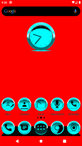 Android application Cyan Icon Pack Style 4 screenshort