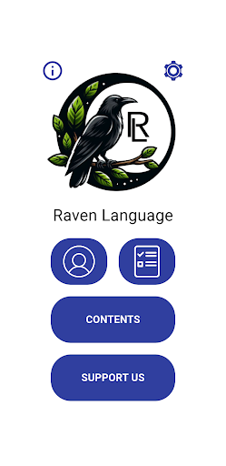 Android application Raven Language screenshort