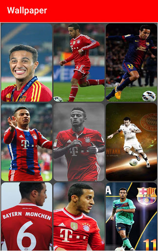 Android application Thiago Alcantara screenshort