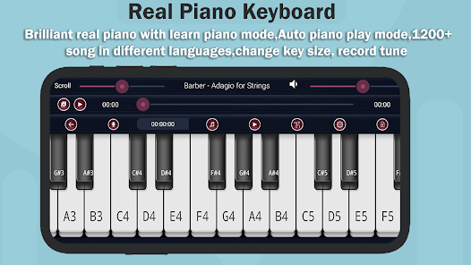 Velas Eléctrico Vientre taiko Real Piano-Piano Keyboard - Aplicaciones en Google Play