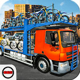 Car & Bike Cargo Truck Transporter City Driver icon
