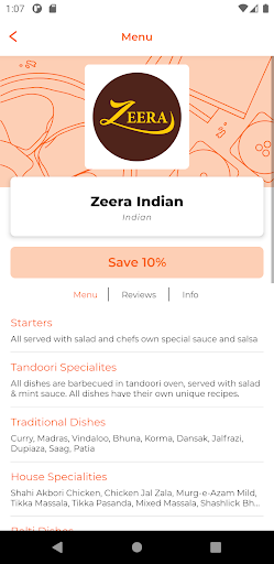 Zeera Indian GL52 Screen 2