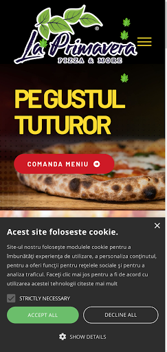 Android application Pizza La Primavera screenshort