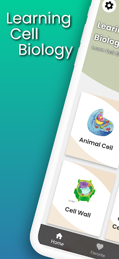 Android application Learning Cell Biology screenshort