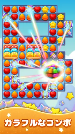 Game screenshot スイートキャンディジャーニー：楽しいパズルアドベンチャー apk download