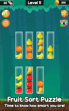 Crazy Fruit Sort Challenge 3D - Screenshot 2