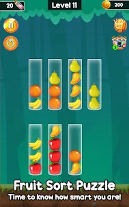 Crazy Fruit Sort Challenge 3D