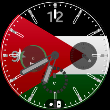 Kuwait Flag Watchface Screen 2