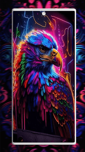 Screenshot of Neon Animals Walllaper