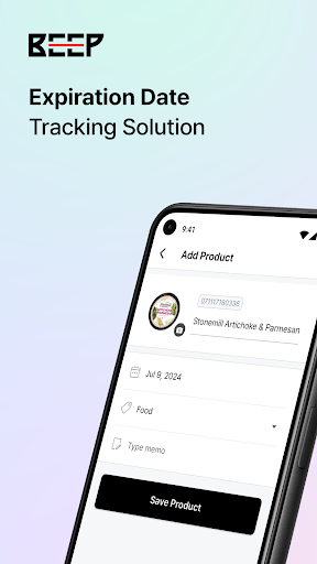 Android application BEEP - Expiry Date Tracking screenshort