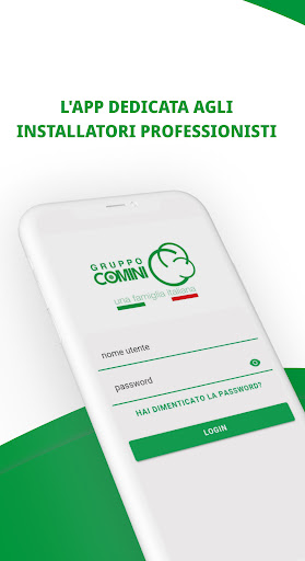 Android application Gruppo Comini screenshort