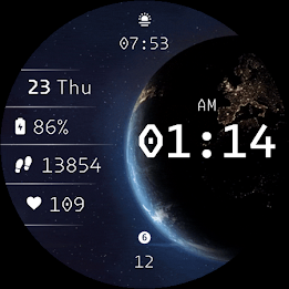 Space Storm - watch face poster 11