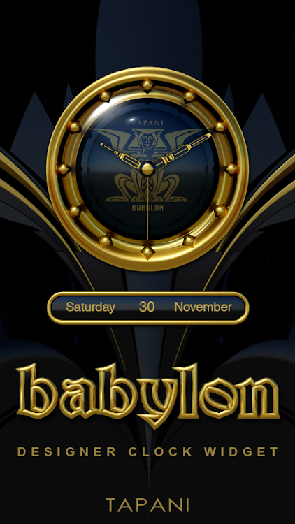 Babylon Designer analog Clock - 2.57 - (Android)