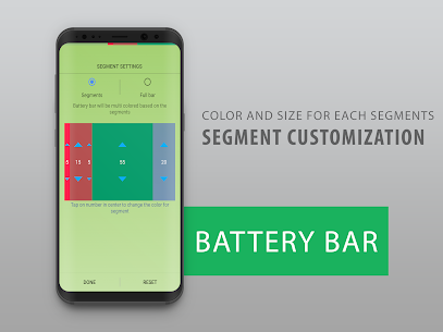 Battery Bar : Energy Bars on Status bar Apk 2