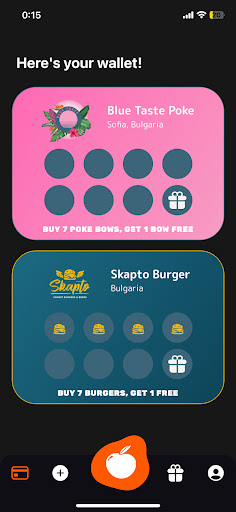 Android application Kompot Loyalty screenshort
