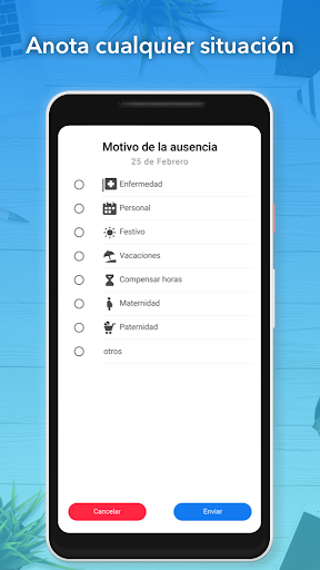 TuHorario. Registro de horas Screenshot 4 - AppWisp.com