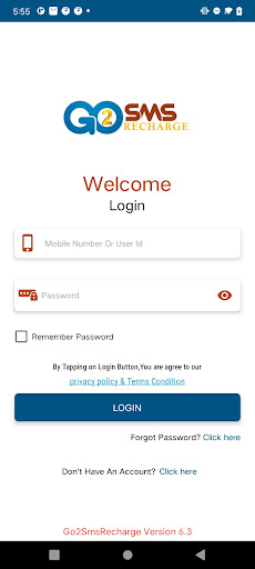 Go2SmsRecharge Screen 2