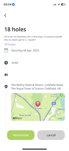 My Golf Mates Screen 2