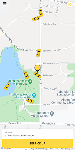 Abbotsford Mission Taxi Screen 2