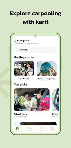 Karit Carpooling Screen 2