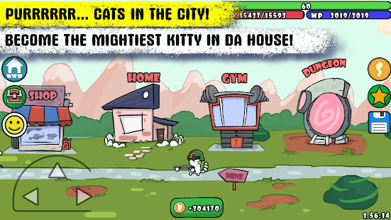 Stickman Cat Gun offline games Screenshot