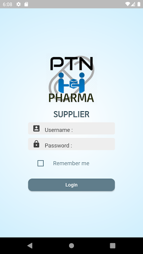 Android application PTN supplier screenshort