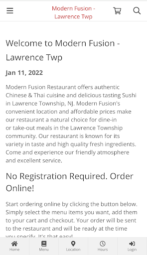 Android application Modern Fusion - Lawrence Twp screenshort