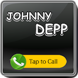 Fake Johnny Depp calling icon