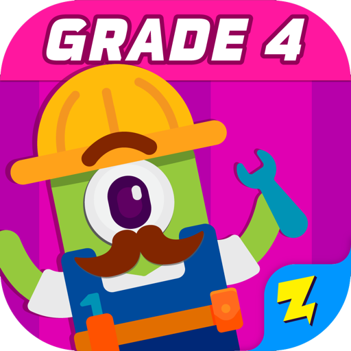 4th Grade Math: Fun Kids Games  Icon