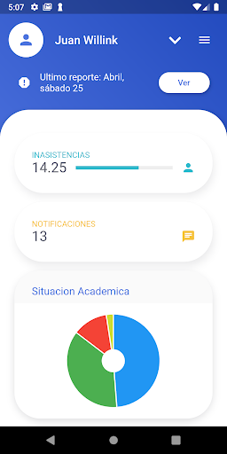 Android application GEO Educacion screenshort
