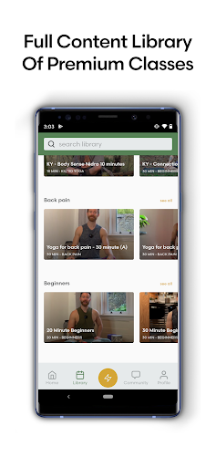 Android application Kilted Yoga screenshort