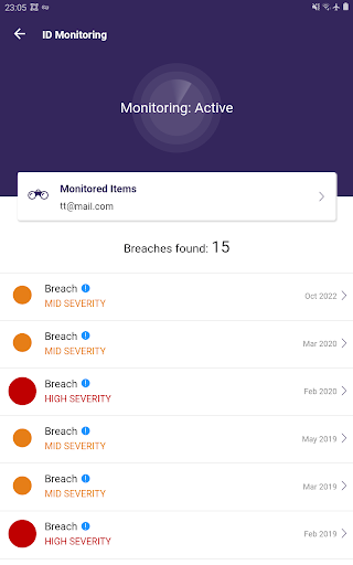 Screenshot of Kinetic Secure