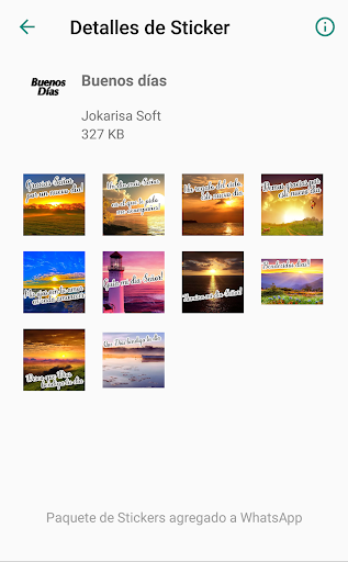 Android application Stickers Cristianos 3 screenshort