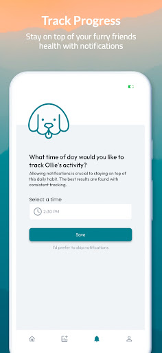 Ollie Pet Health Tracker Screen 3