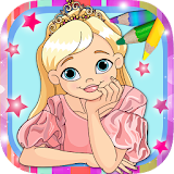 Paint princesses for girls icon