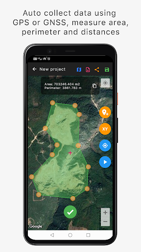 GeoSpot Pro - GPS Measurements Screen 3