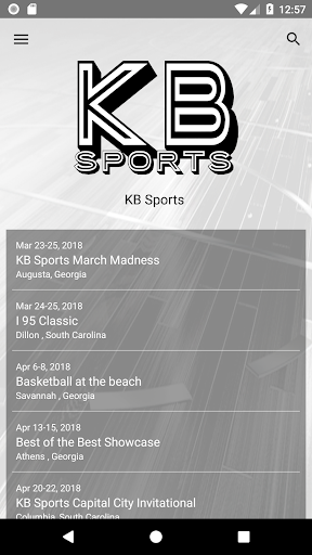 Android application KB Sports screenshort