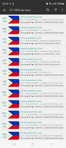 Philippines VPN - PH VPN Screen 2